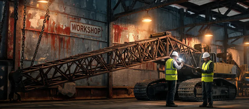 Historic crane factory and modern service team